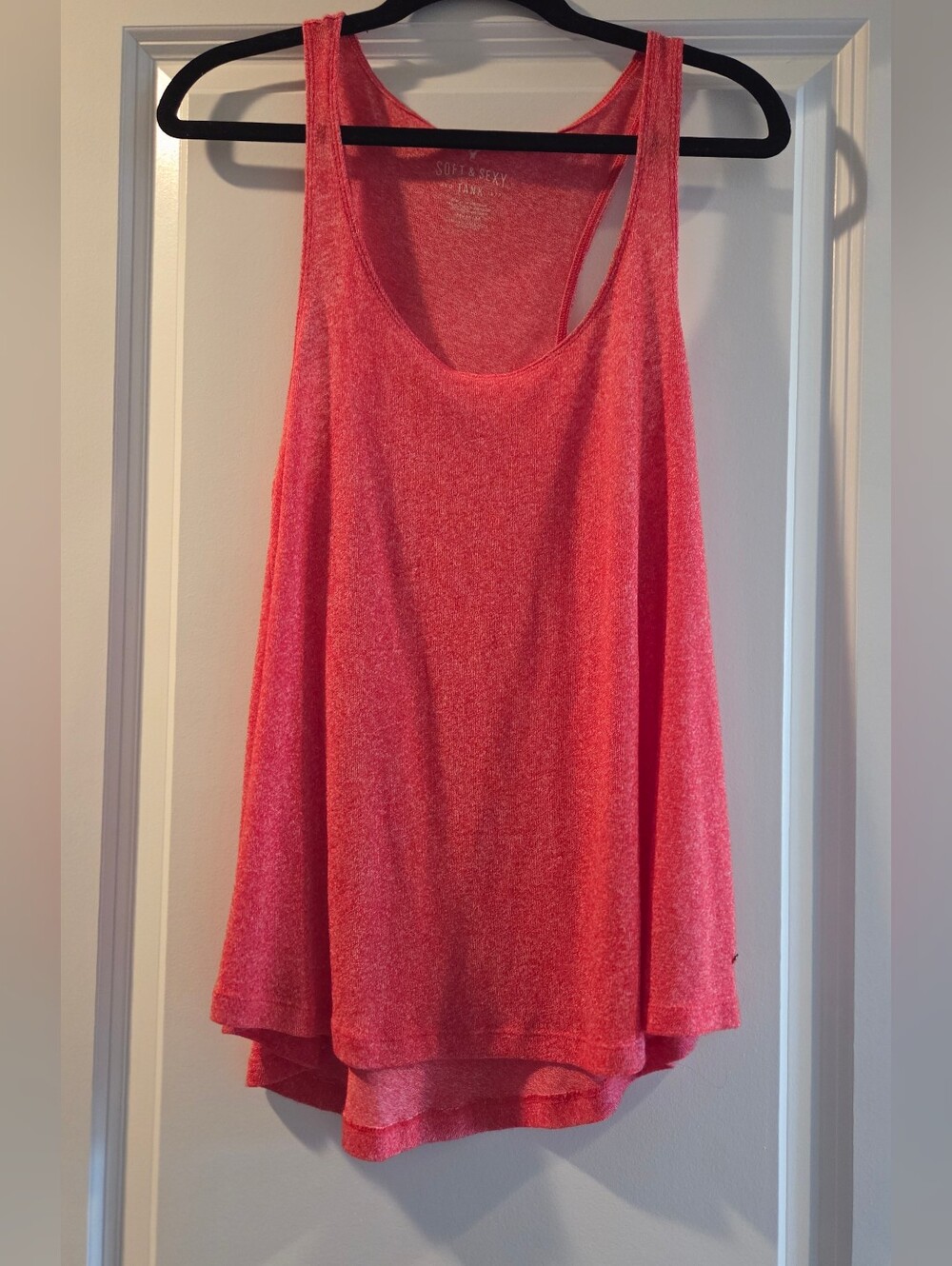 American Eagle Outfitters AE Soft & Sexy Swing Tank Top Pink Medium